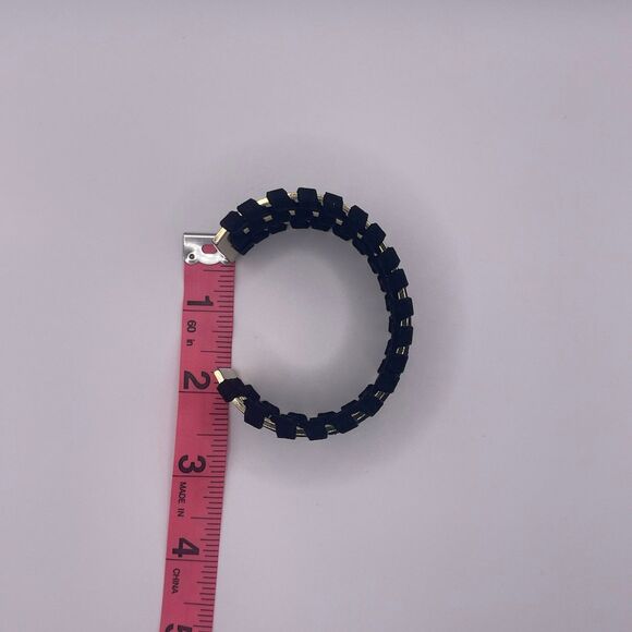 Victoria's Secret Women's Vintage Suede Interlocking Cuff Bangle Bracelet - Picture 6 of 8